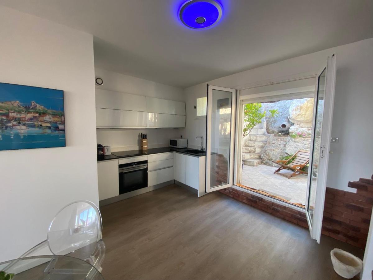 Au Coeur Du Parc National Du Massif Des Calanques, La Flibuste Des Goudes, Maison 2 Chambres, Climatisee, Jardins, Solarium, Proche Plage, Large Vue Mer Marseille Luaran gambar