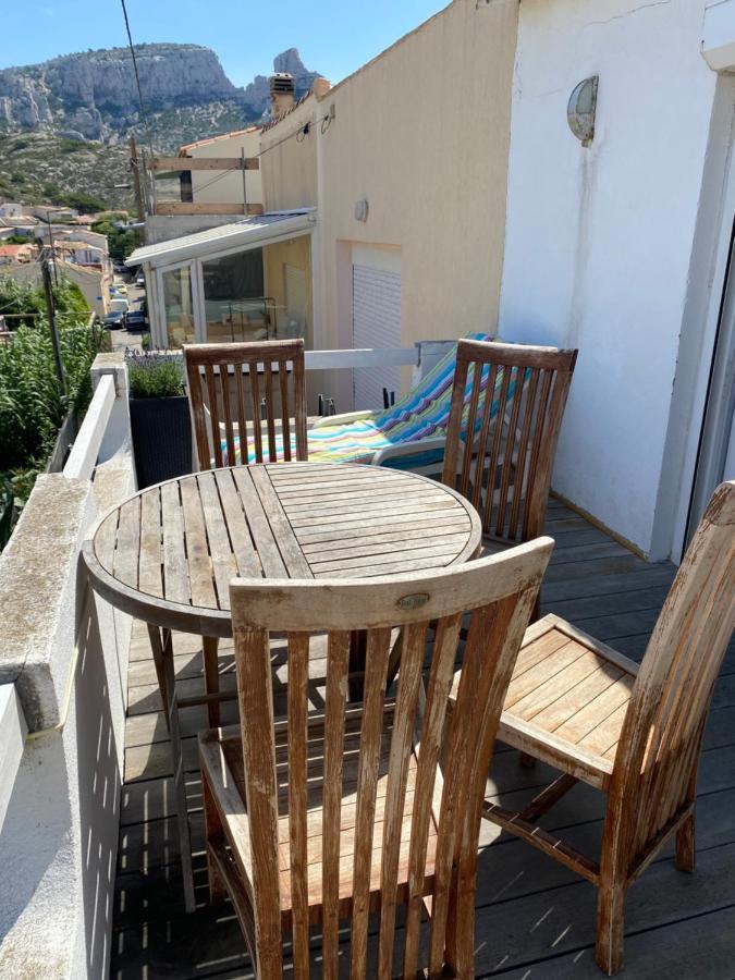 Au Coeur Du Parc National Du Massif Des Calanques, La Flibuste Des Goudes, Maison 2 Chambres, Climatisee, Jardins, Solarium, Proche Plage, Large Vue Mer Marseille Luaran gambar