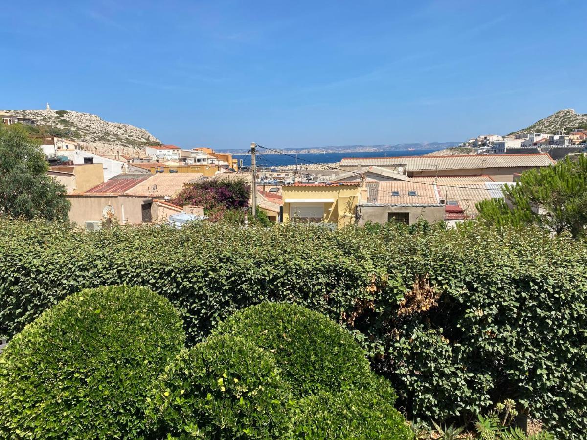 Au Coeur Du Parc National Du Massif Des Calanques, La Flibuste Des Goudes, Maison 2 Chambres, Climatisee, Jardins, Solarium, Proche Plage, Large Vue Mer Marseille Luaran gambar