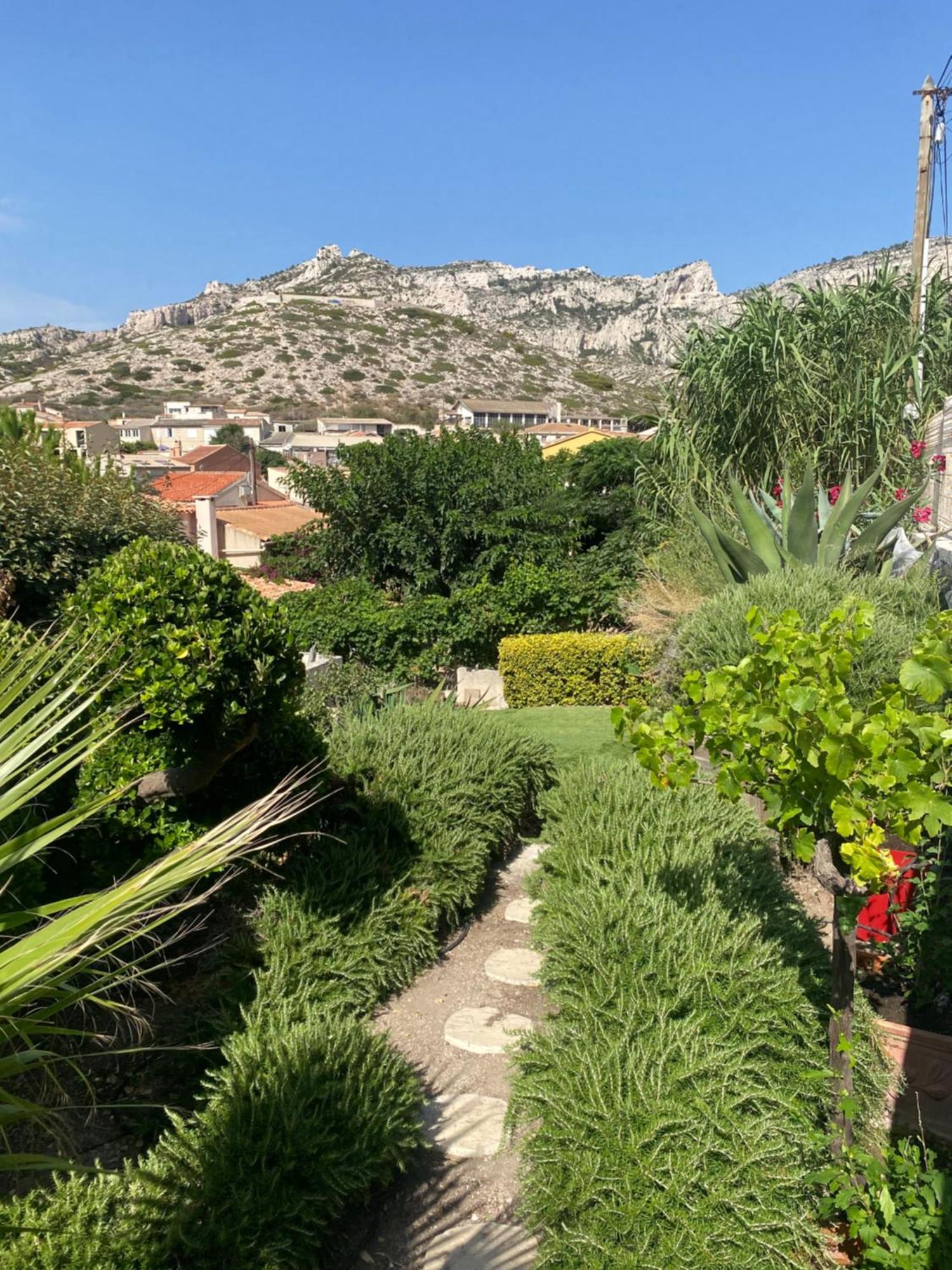 Au Coeur Du Parc National Du Massif Des Calanques, La Flibuste Des Goudes, Maison 2 Chambres, Climatisee, Jardins, Solarium, Proche Plage, Large Vue Mer Marseille Luaran gambar