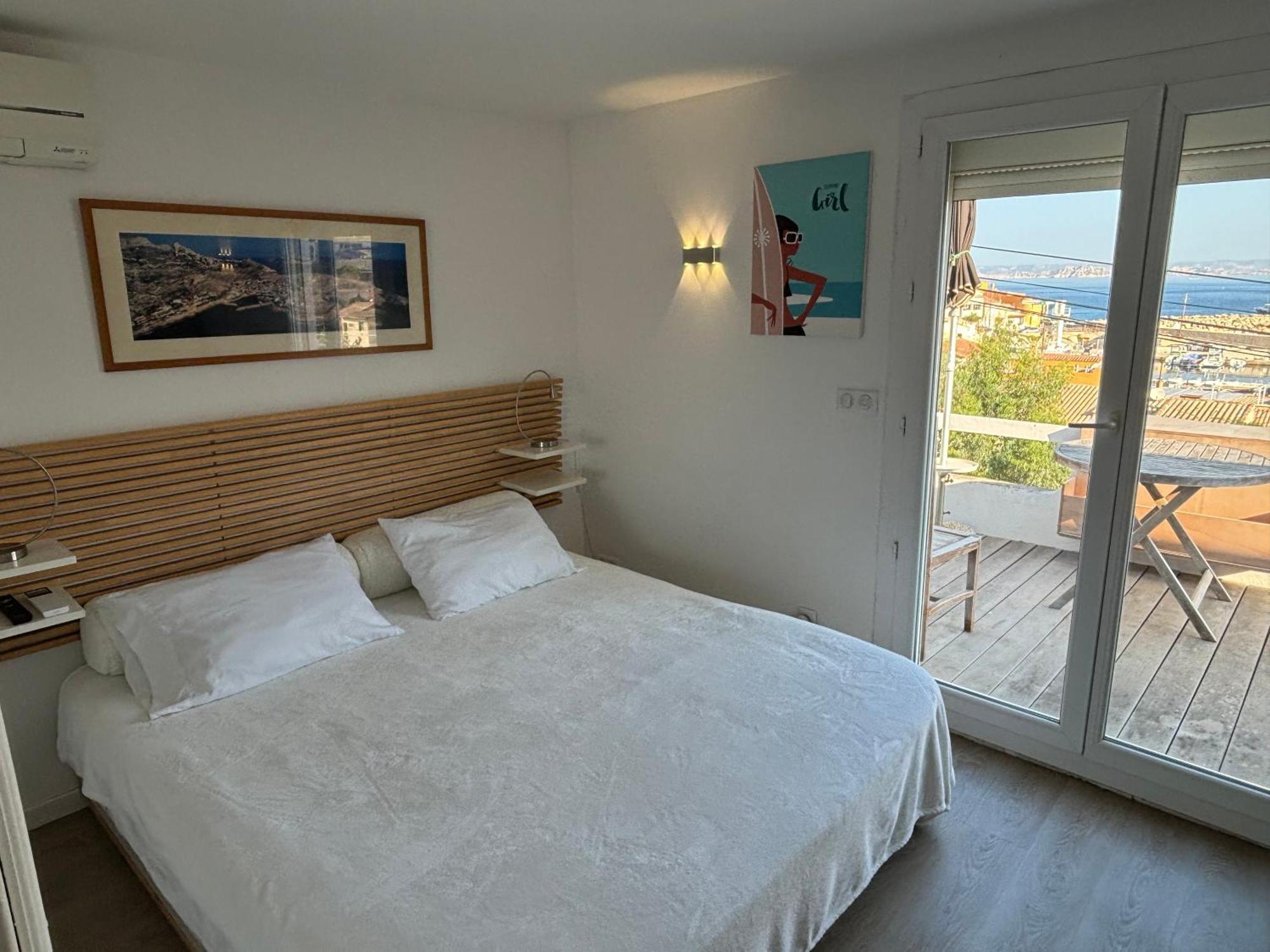 Au Coeur Du Parc National Du Massif Des Calanques, La Flibuste Des Goudes, Maison 2 Chambres, Climatisee, Jardins, Solarium, Proche Plage, Large Vue Mer Marseille Luaran gambar