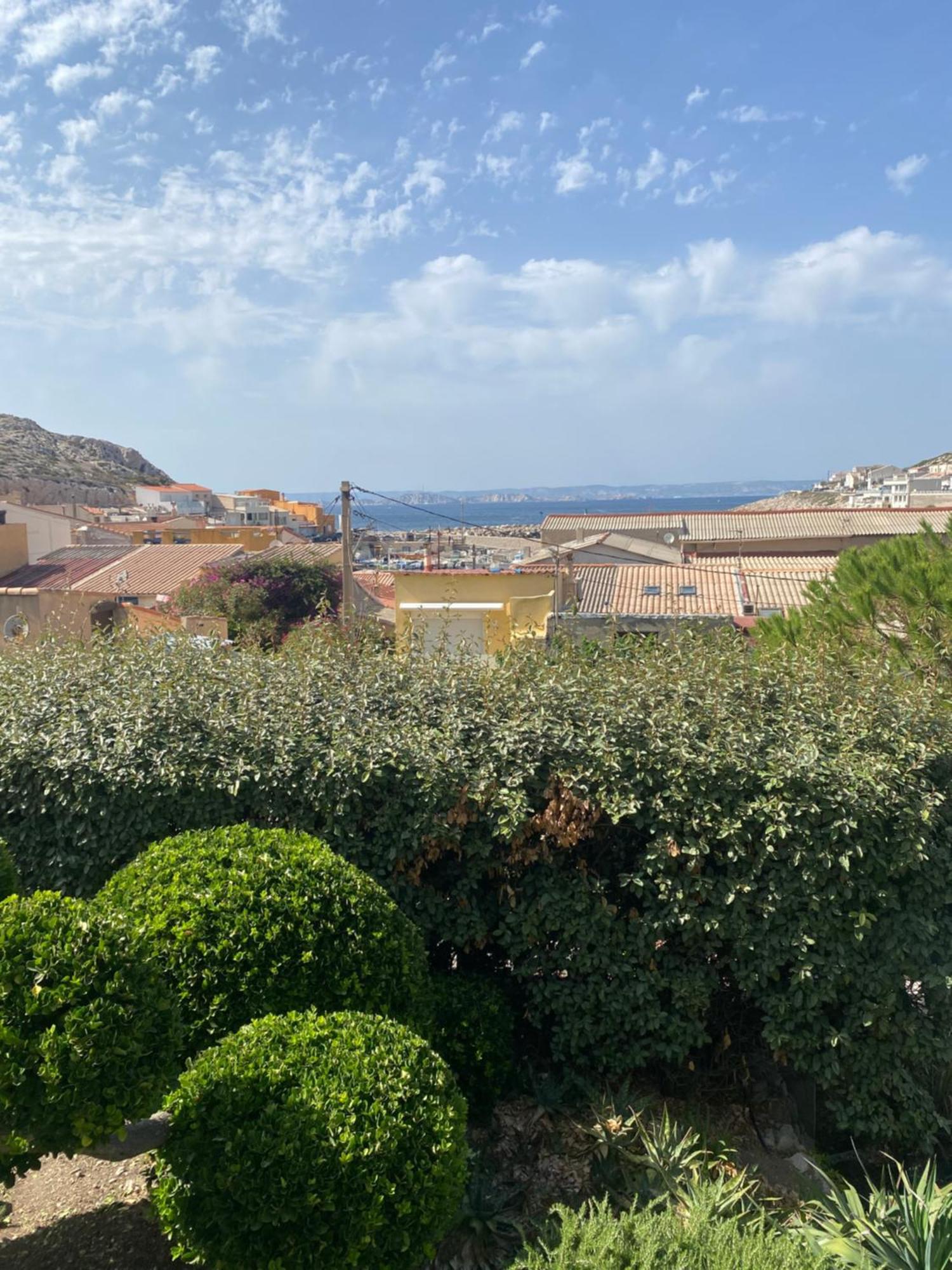 Au Coeur Du Parc National Du Massif Des Calanques, La Flibuste Des Goudes, Maison 2 Chambres, Climatisee, Jardins, Solarium, Proche Plage, Large Vue Mer Marseille Luaran gambar